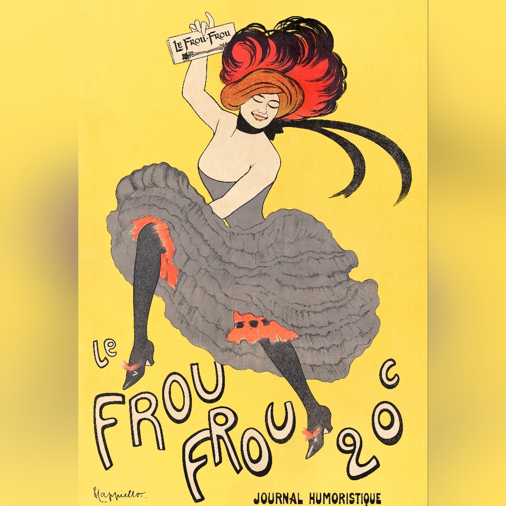 Le Frou Frou Vintage Poster Art Print